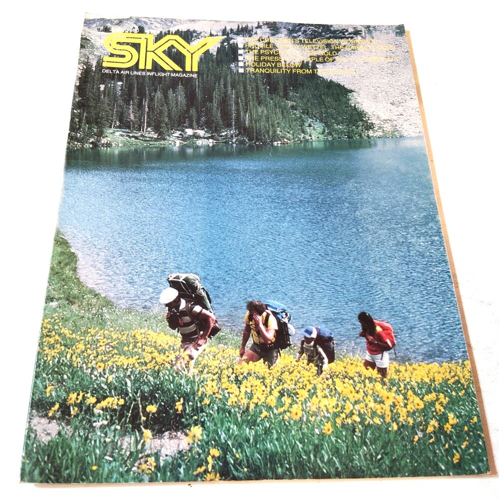 Delta SKY In-Flight Magazine - June 1980 - Travel, Aviation, History